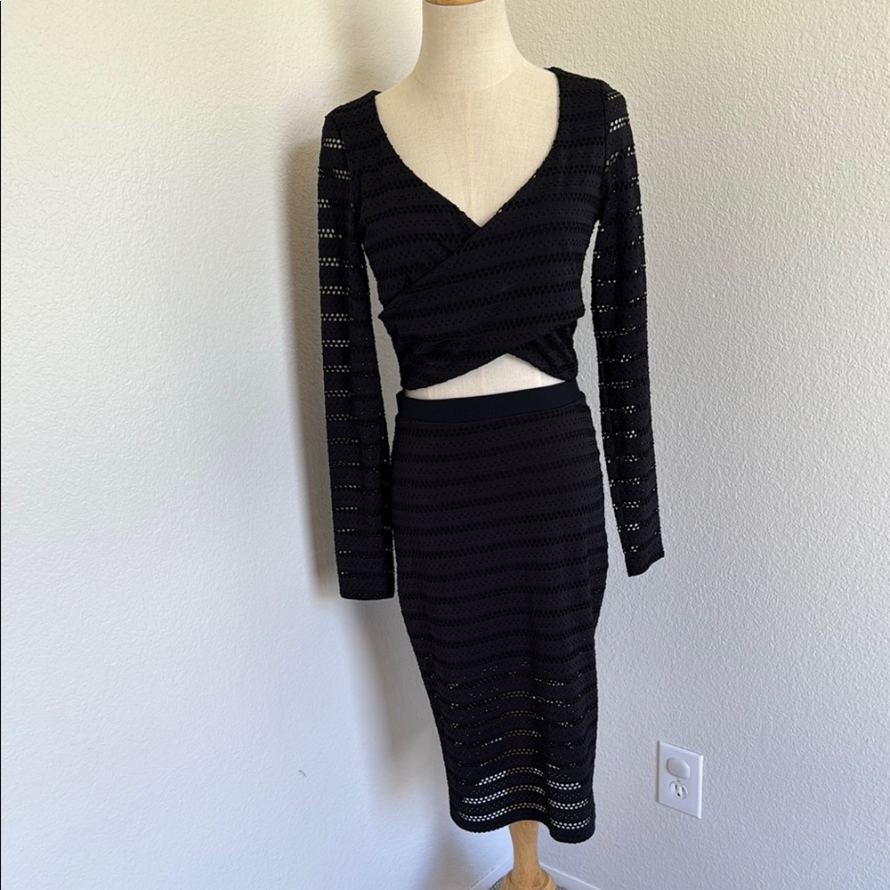 Bebe top and skirt set